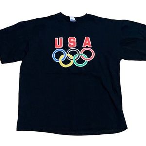 Vintage Deadstock USA Olympic Tee Shirt XLarge